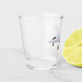 Verre A Shot Illustration de jet privé (Gauche)