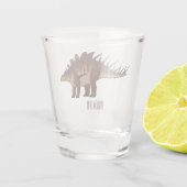 Verre A Shot Illustration de Kentrosaurus (Dos)