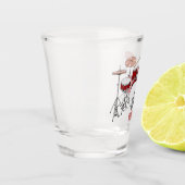 Verre A Shot Illustration de kit de batterie (Gauche)