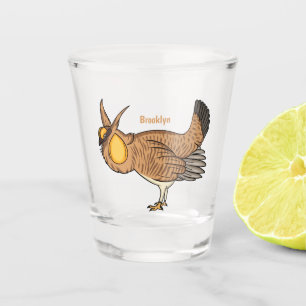 Verre A Shot Illustration de la bande dessinée de poulet de pra