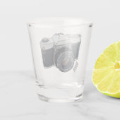 Verre A Shot Illustration de la caméra (Dos)