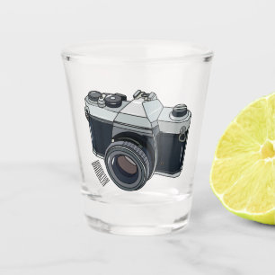 Verre A Shot Illustration de la caméra