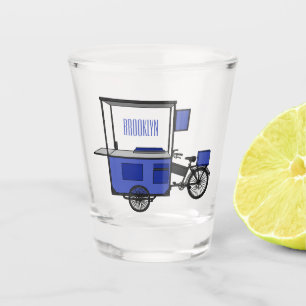 Verre A Shot Illustration de la charrette alimentaire