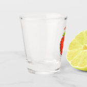 Verre A Shot Illustration de la fraise Cute kawaii (Gauche)