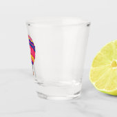 Verre A Shot Illustration de la montgolfière (Droite)