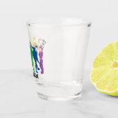 Verre A Shot Illustration de la parade gay pride personnalisée (Droite)