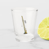 Verre A Shot Illustration de la pelle à dragons (Devant)