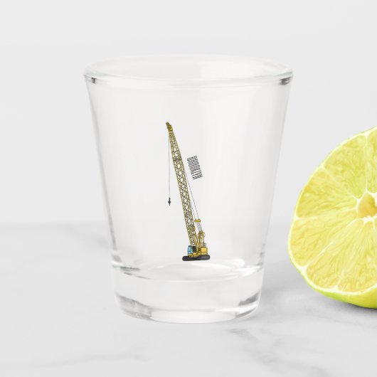 Verre A Shot Illustration de la pelle à dragons (Devant)