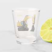 Verre A Shot Illustration de la pelle Crawler (Dos)