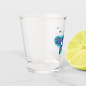 Verre A Shot Illustration de la petite tortue de mer (Gauche)