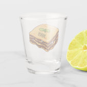 Verre A Shot Illustration de Lasagna (Dos)