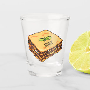 Verre A Shot Illustration de Lasagna