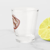 Verre A Shot Illustration de l'éclair de chocolat (Droite)