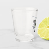 Verre A Shot Illustration de l'idole mauresque (Gauche)