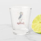 Verre A Shot Illustration de macareux stud (Dos)