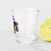 Verre A Shot Illustration de moto Purple Quad (Droite)