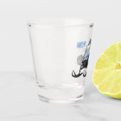 Verre A Shot Illustration de motoneige (Gauche)