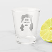 Verre A Shot Illustration de Mullet de message personnalisé amu (Dos)