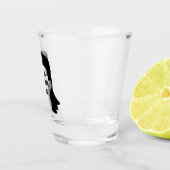 Verre A Shot Illustration de Mullet de message personnalisé amu (Droite)