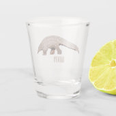 Verre A Shot Illustration de Pangolin (Dos)