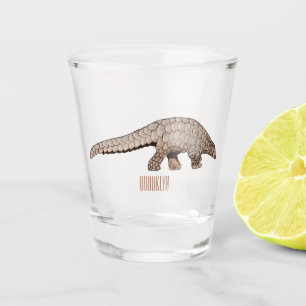 Verre A Shot Illustration de Pangolin