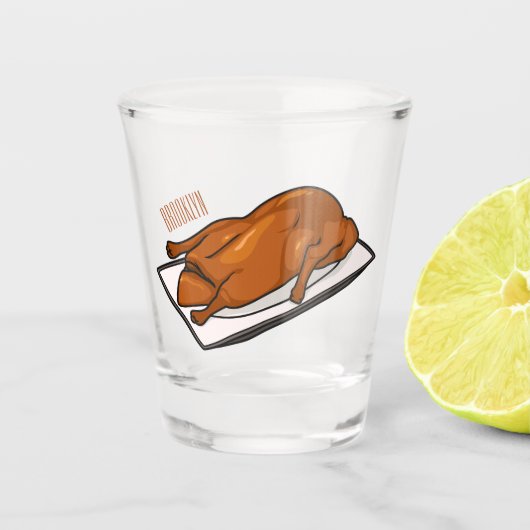 Verre A Shot Illustration de Peking duck (Devant)