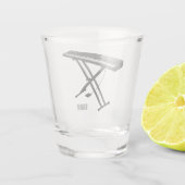 Verre A Shot Illustration de piano clavier (Dos)