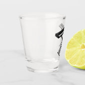 Verre A Shot Illustration de piano clavier (Gauche)