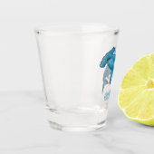 Verre A Shot Illustration de requin marteau (Gauche)