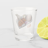 Verre A Shot Illustration de Satay (Dos)