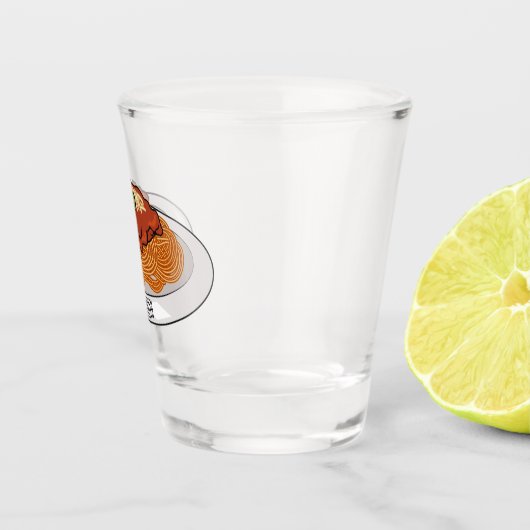 Verre A Shot Illustration de Spaghetti (Droite)