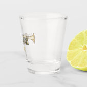 Verre A Shot Illustration de trompette (Droite)