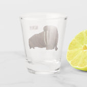 Verre A Shot Illustration de Walrus (Dos)