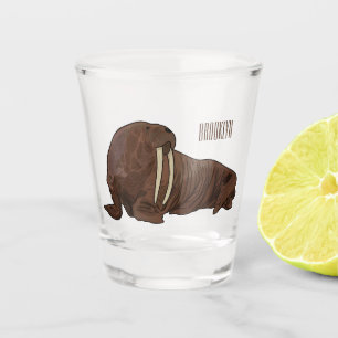Verre A Shot Illustration de Walrus
