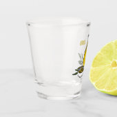 Verre A Shot Illustration d'huile d'olive (Gauche)