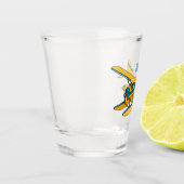Verre A Shot Illustration d'hydravion (Gauche)