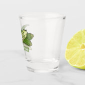 Verre A Shot Illustration d'Okra (Droite)