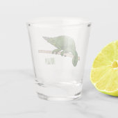 Verre A Shot Illustration du caméléon de Jackson (Dos)