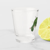 Verre A Shot Illustration du caméléon de Jackson (Gauche)