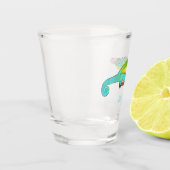 Verre A Shot Illustration du caméléon de Jackson (Gauche)