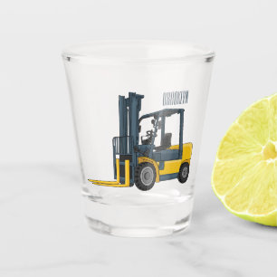 Verre A Shot Illustration du chariot élévateur