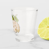 Verre A Shot Illustration du chou-fleur (Droite)