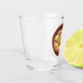 Verre A Shot Illustration du dessert de balle Taro (Gauche)