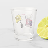 Verre A Shot Illustration du mixer (Dos)