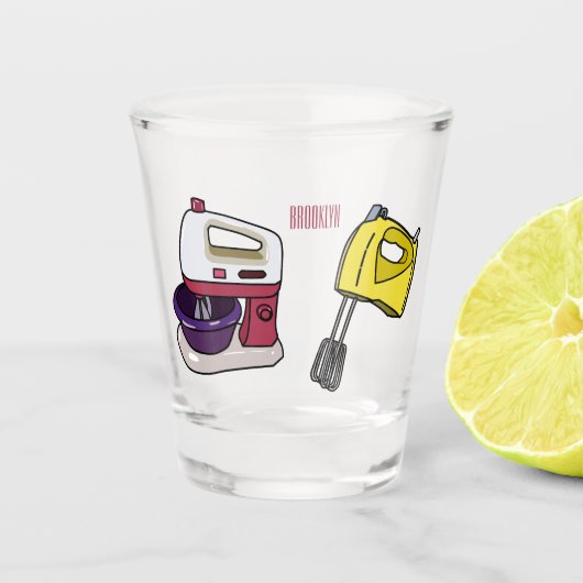 Verre A Shot Illustration du mixer (Devant)