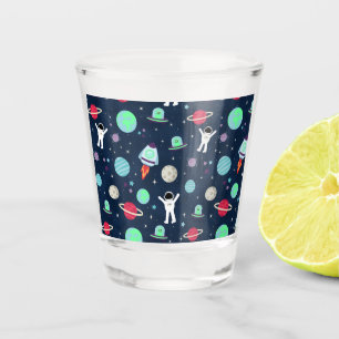 Verre A Shot Illustration du Motif spatial