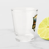 Verre A Shot Illustration du parc national North Cascades Voyag (Gauche)