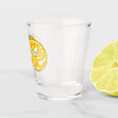 Verre A Shot Illustration du serpent python birman (Droite)