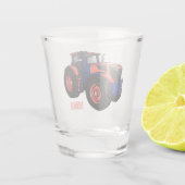Verre A Shot Illustration du tracteur (Dos)