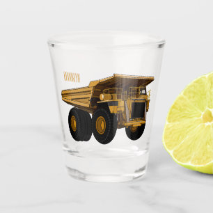 Verre A Shot Illustration d'un camion à grande échelle